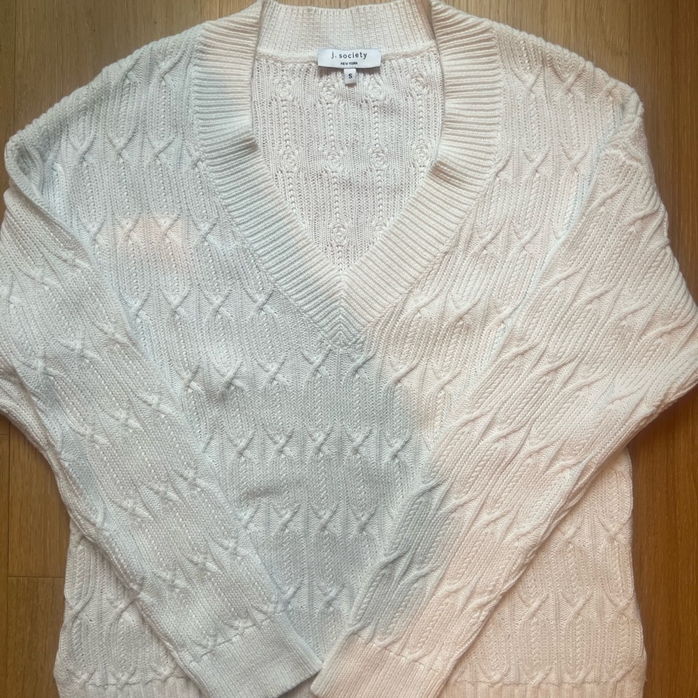 J. Society Women's White Sweater